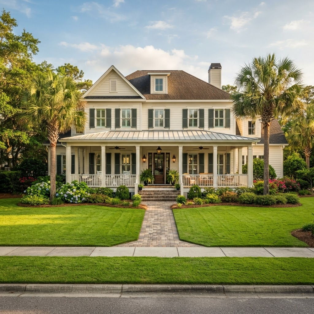Well-maintained Mount Pleasant home with a large front porch