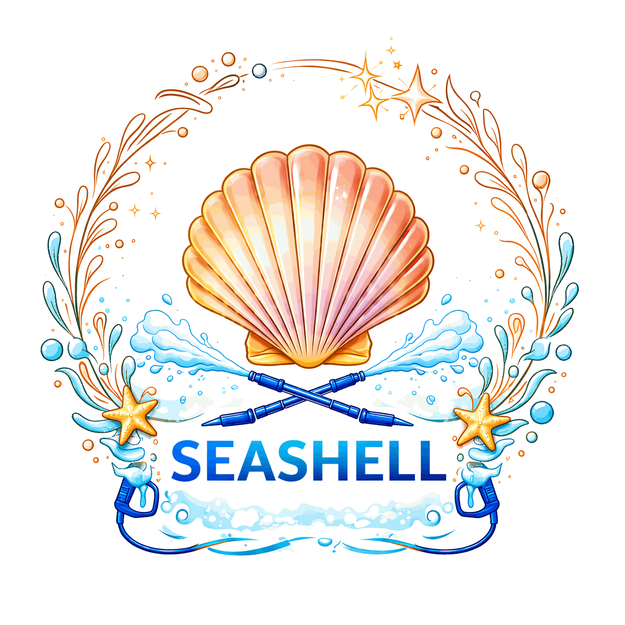 Seashell Power Wash logo